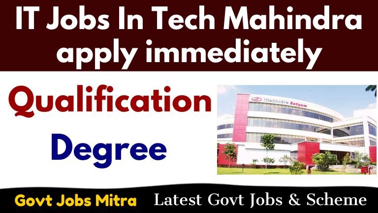 IT Jobs In Tech Mahindra