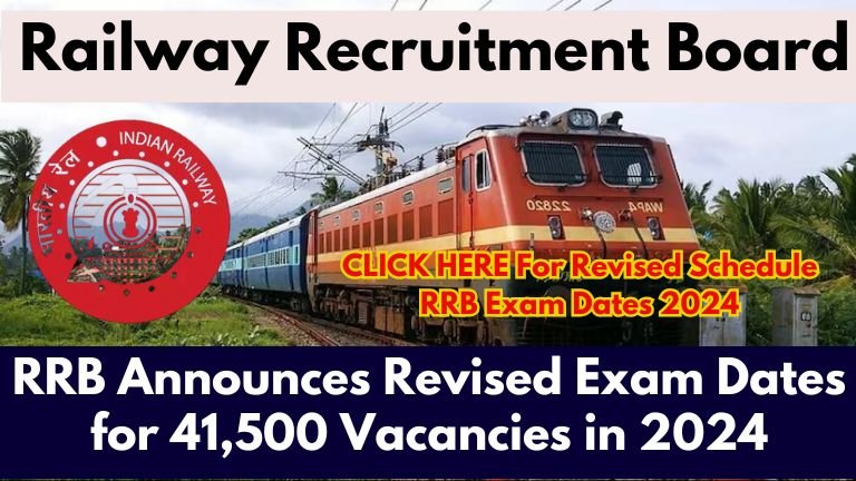 RRB Exam Dates 2024