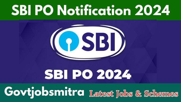 SBI PO Notification 2024